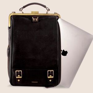 Laflore Paris Bobobark Black Backpack Tore Briefcase